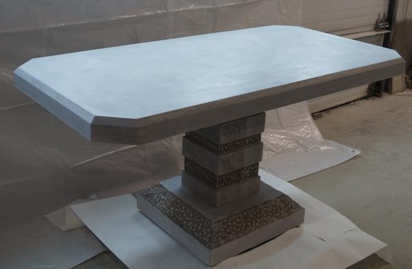 table rectangle 32pox60po calcaire St-Marc